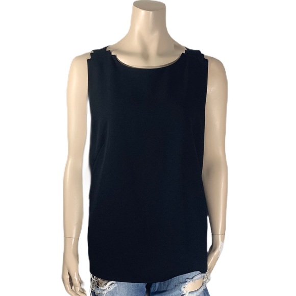 3/$30 - Simon Chang Sleeveless Black Top Size 12 - Picture 1 of 7